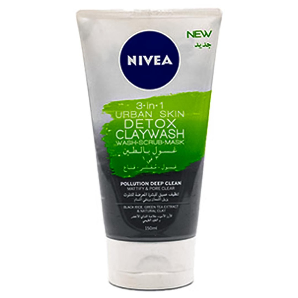 نيفيا غسول - Nivea Wash (150ml, طين)