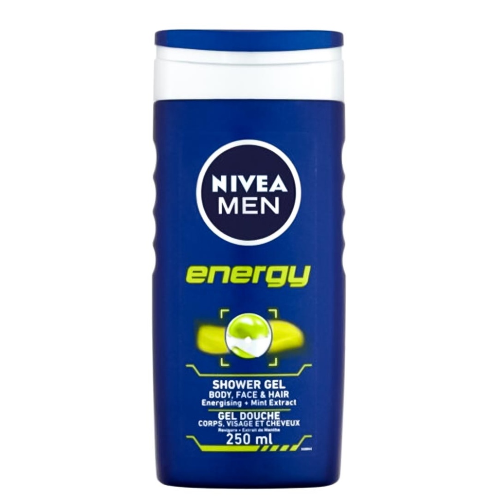 نيفيا مان شاور - Nivea Men Shower (250ml, انرجى, بدون)