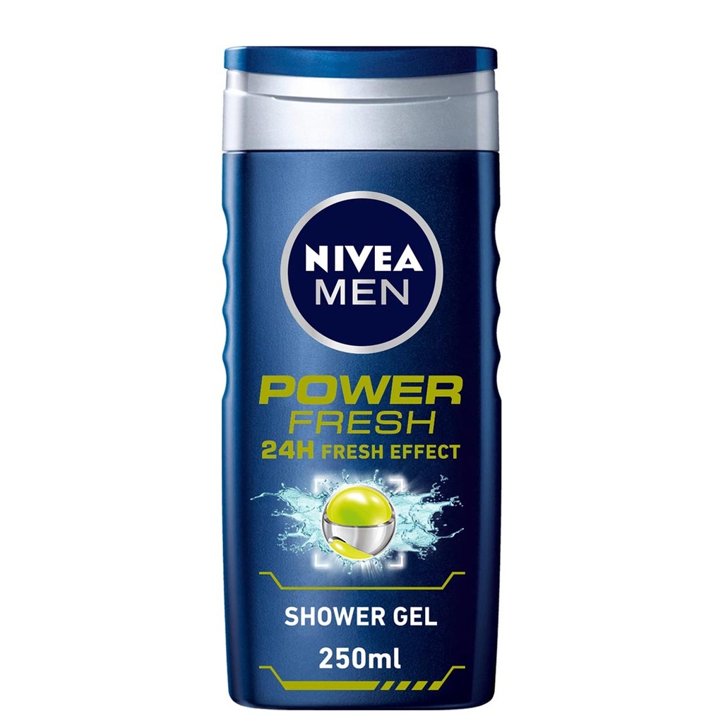 نيفيا مان شاور - Nivea Men Shower (250ml, فريش باور, بدون)