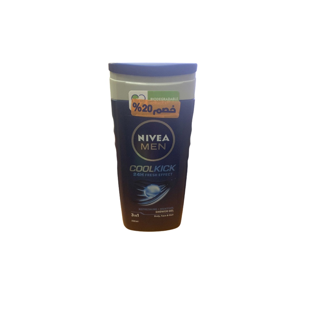 نيفيا مان شاور - Nivea Men Shower (250ml, كول كيك, خصم 20%)