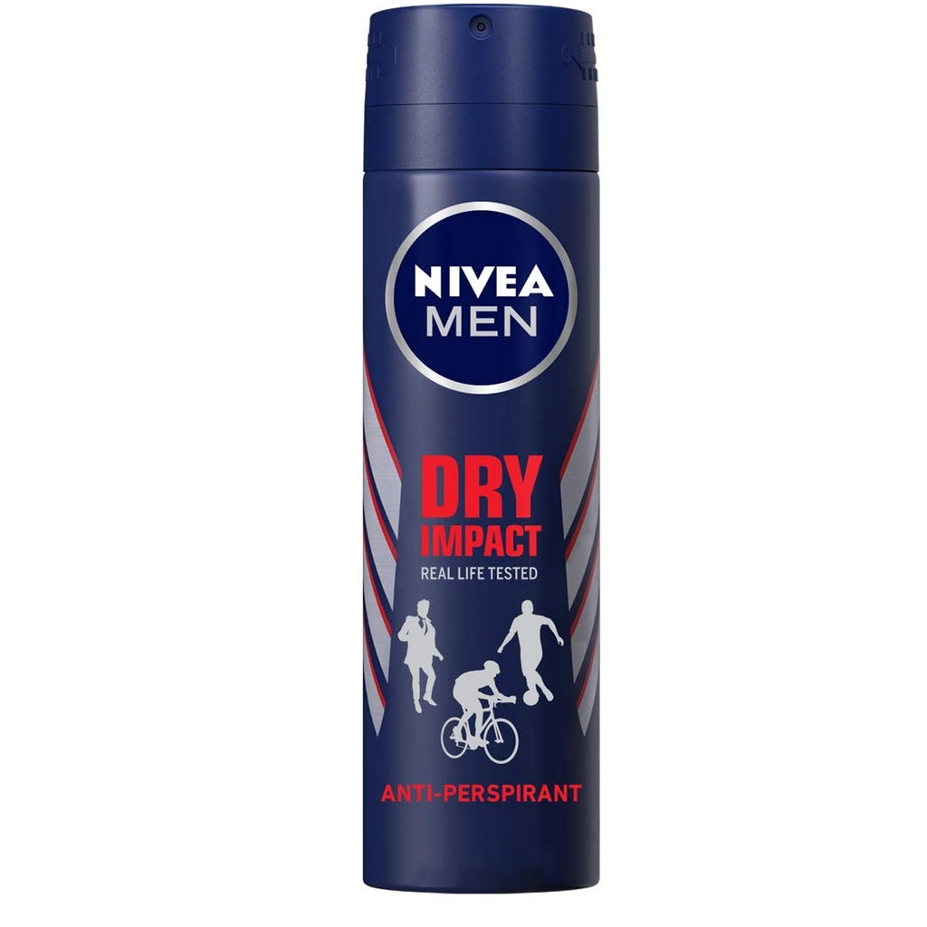 نيفيا مزيل - Nivea Deodorant (سبراى, رجالى, 150ml, دراى امباكت, بدون)