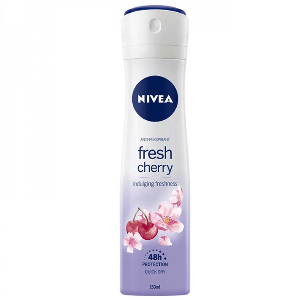 نيفيا مزيل - Nivea Deodorant (Spray, Woman, 150ml, Fresh Cherry, without)