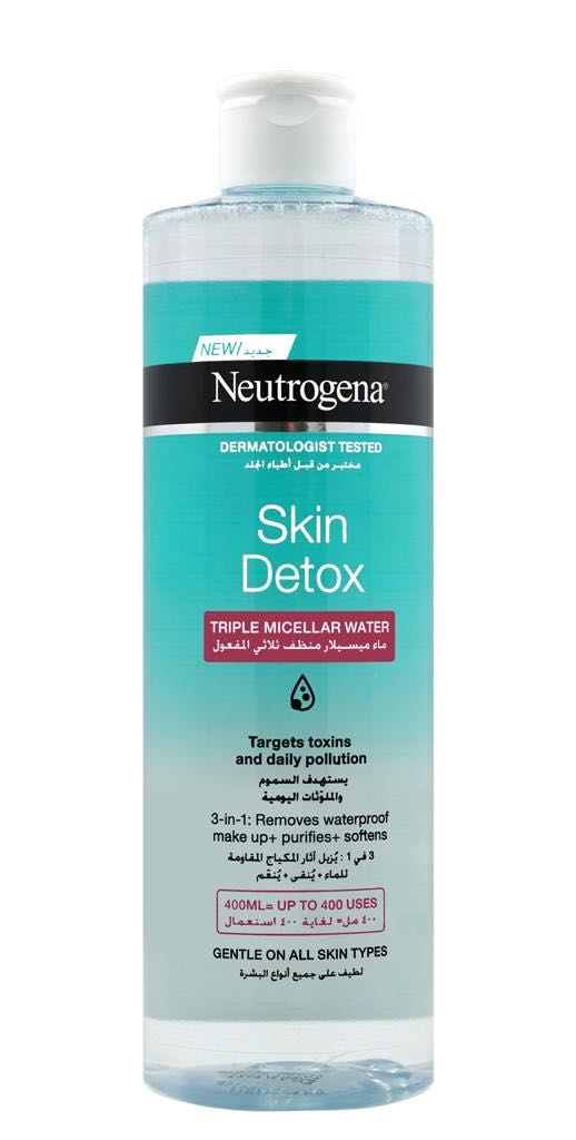 نيوتروجينا سكين ديتوكس - Neutrogena Skin Detox (ميسيلار, 400ml, ازالة)