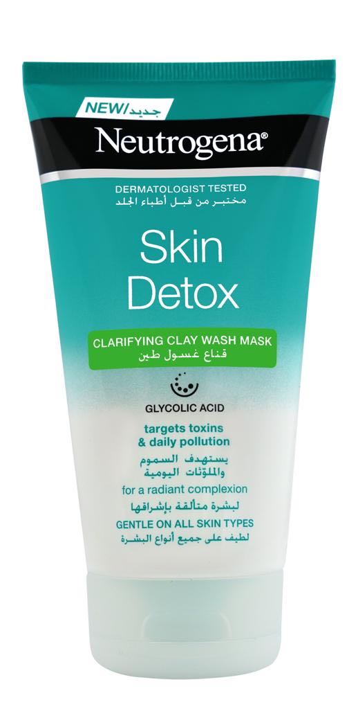 نيوتروجينا سكين ديتوكس - Neutrogena Skin Detox (غسول, 150ml, طين)