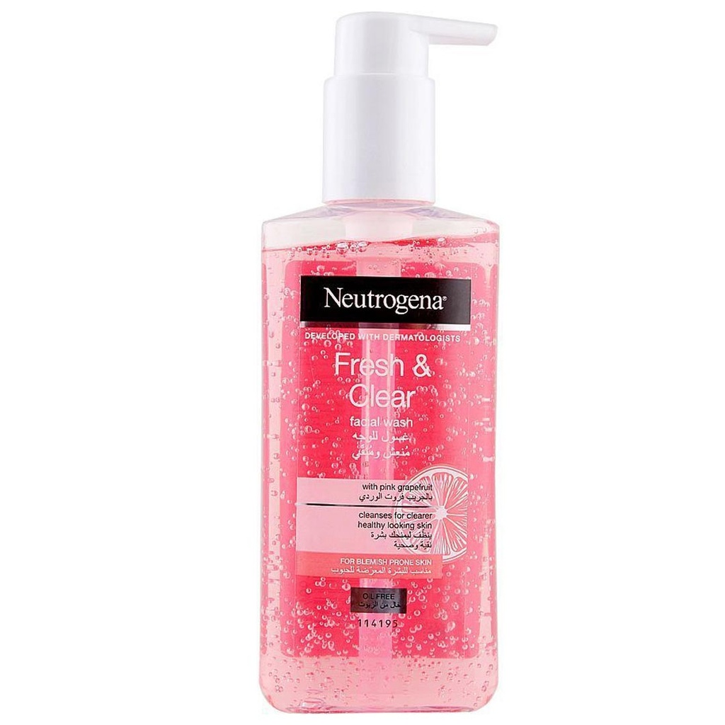 نيوتروجينا فريش&كلير - Neutrogena Fresh&Clear (غسول, 200ml, جريت فروت وردى)