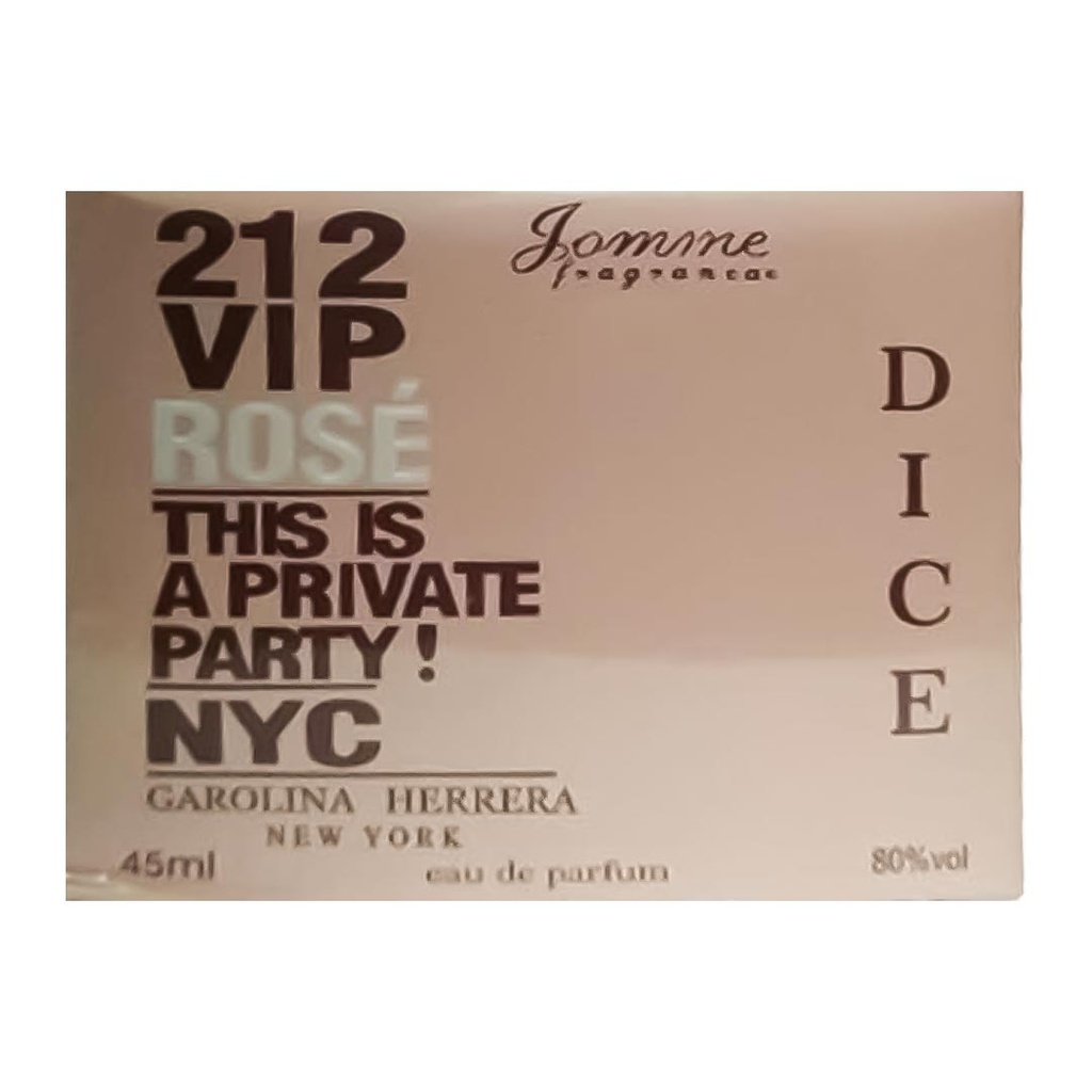 هاوس برفيوم 212 فى اى بى روز - House Perfume 212 Vip Rose EDP-W (45ml)