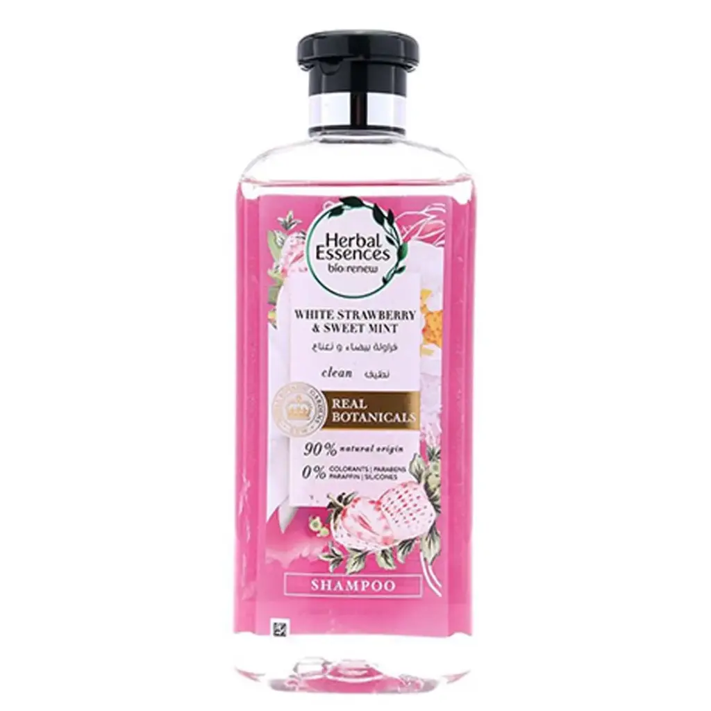 هيربل اسنسز شامبو - Herbal Essences Shampoo (400ml, فراولة, بدون)
