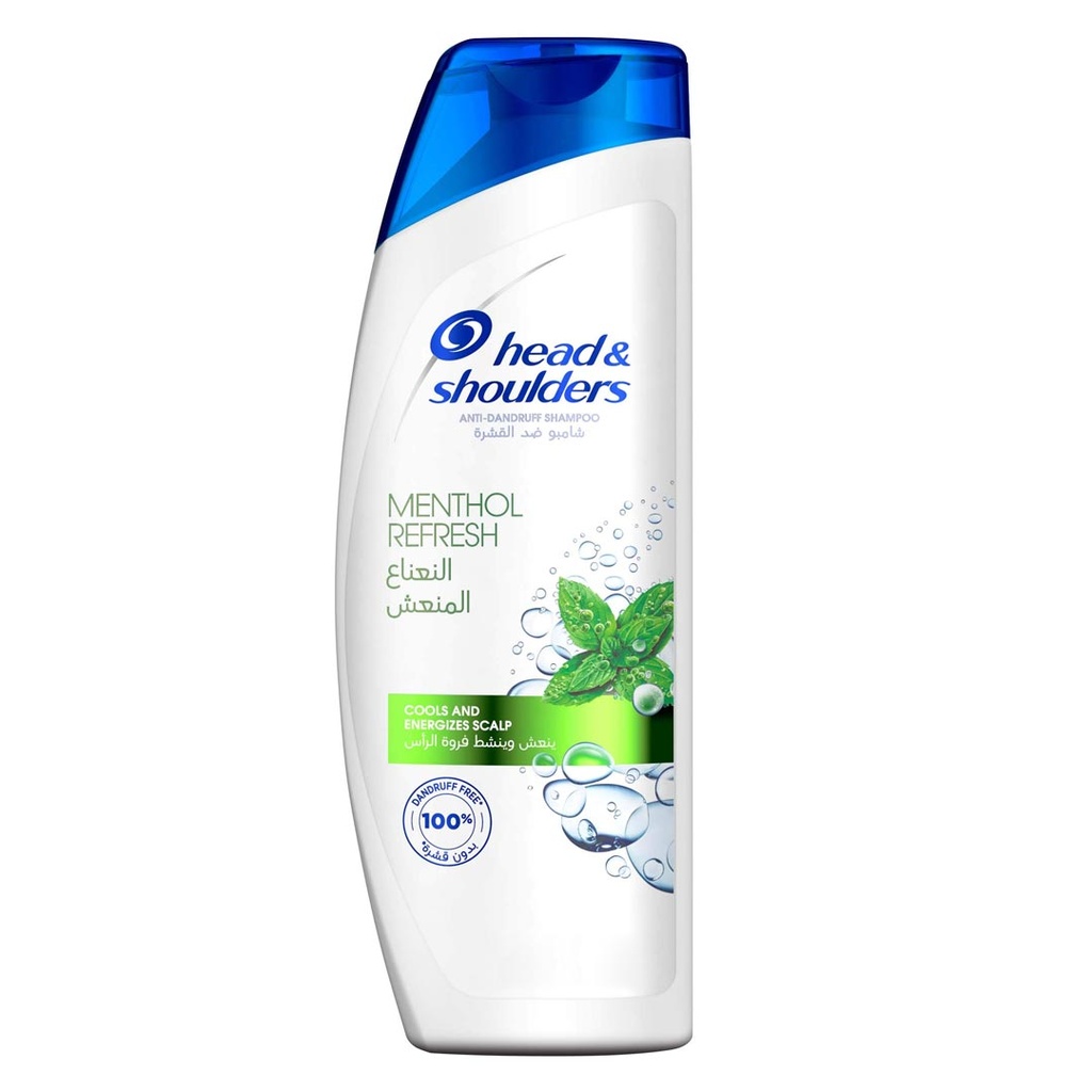 هيد&شولدرز شامبو - Head&Shoulders Shampoo (200ml, Menthol Refresh, without)