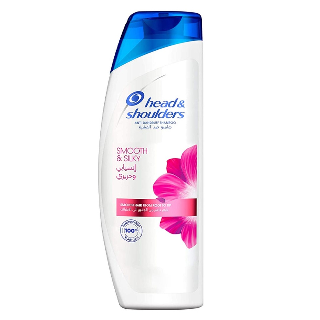 هيد&شولدرز شامبو - Head&Shoulders Shampoo (200ml, انسيابى و حريرى, بدون)