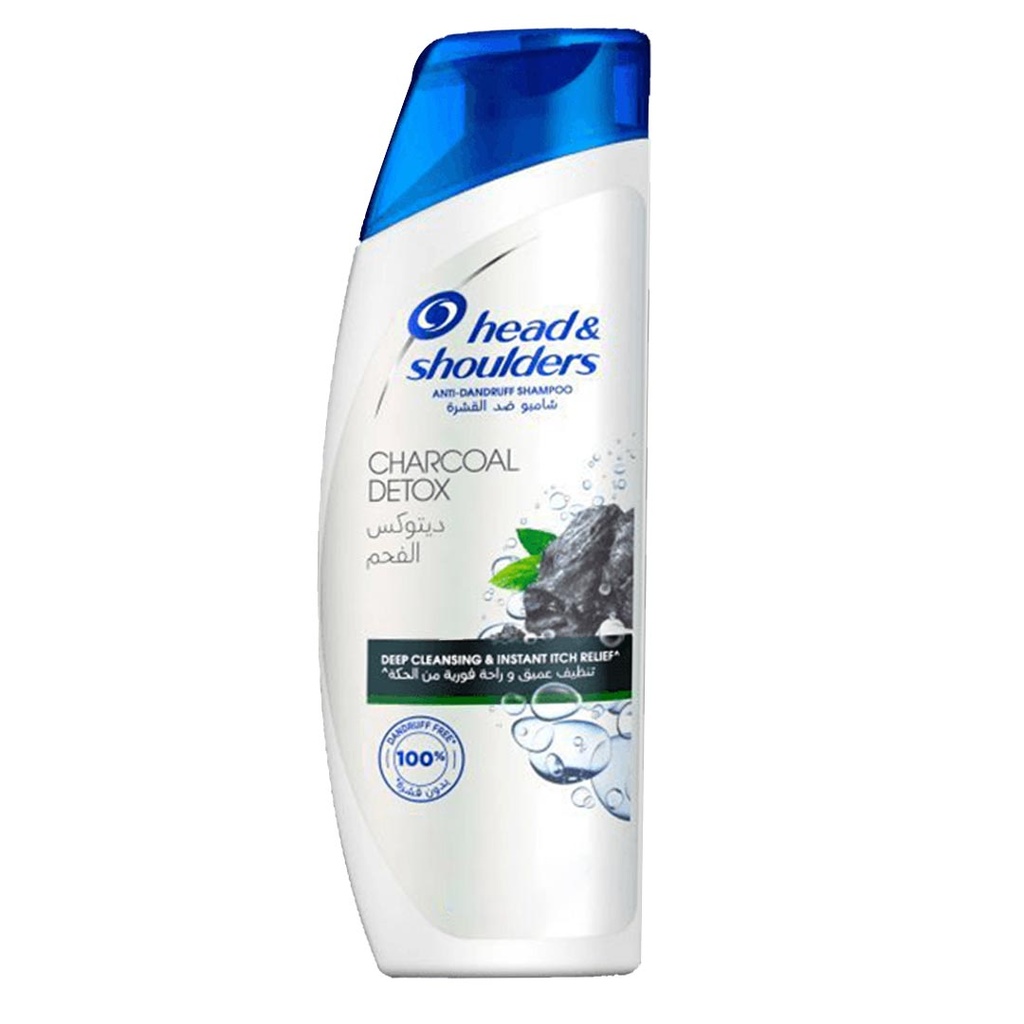 هيد&شولدرز شامبو - Head&Shoulders Shampoo (400ml, ديتوكس الفحم, بدون)