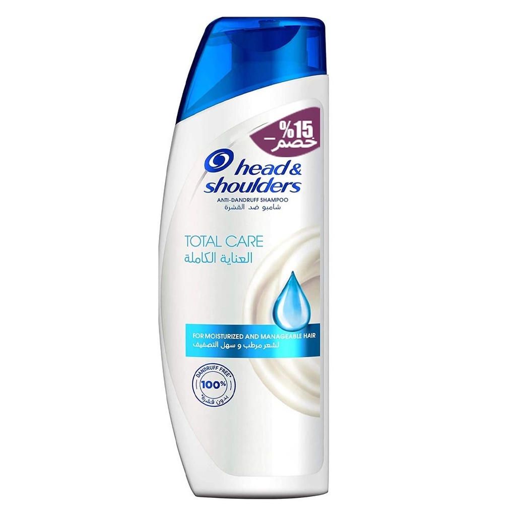 هيد&شولدرز شامبو - Head&Shoulders Shampoo (400ml, عناية كاملة, خصم 15%)