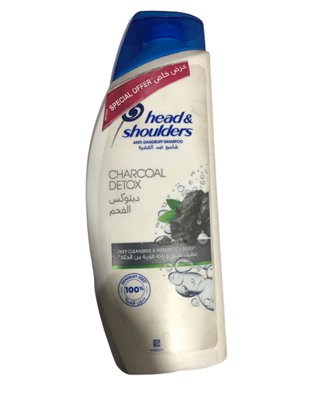 هيد&شولدرز شامبو - Head&Shoulders Shampoo (600ml, ديتوكس الفحم, عرض خاص)