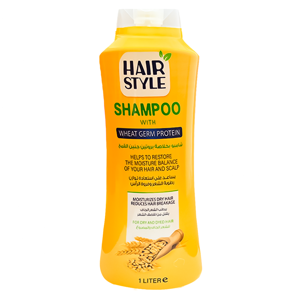 هير ستايل شامبو - Hair Style Shampoo (1L, جنين القمح)