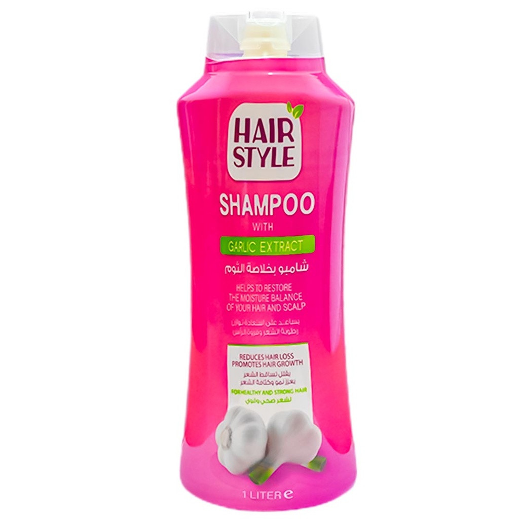 هير ستايل شامبو - Hair Style Shampoo (1L, ثوم)