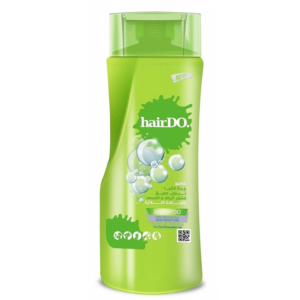 هيردو شامبو - Hairdo Shampoo (400ml, زبدة شيا, بدون)