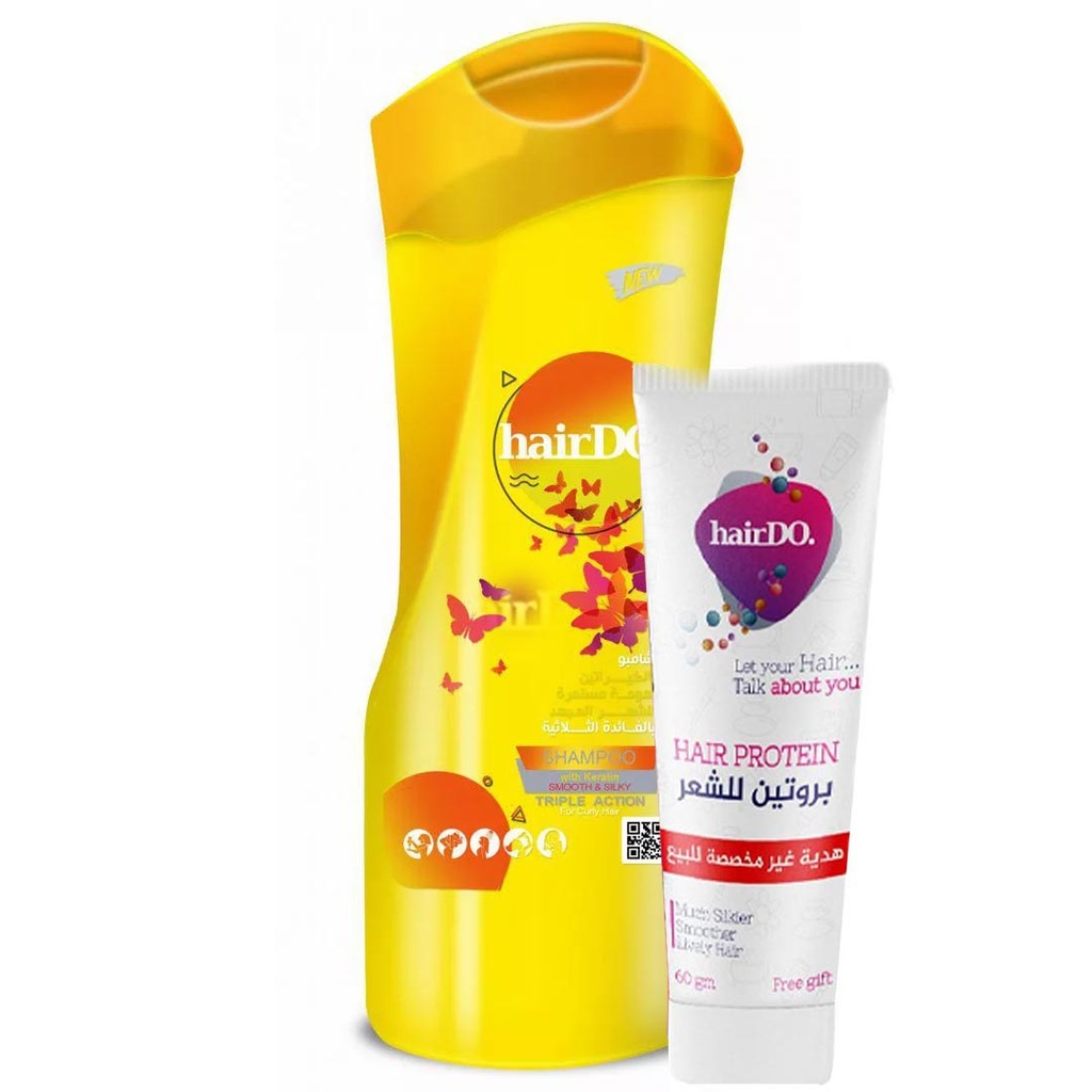 هيردو شامبو - Hairdo Shampoo (800ml, كيراتين, +بروتين)