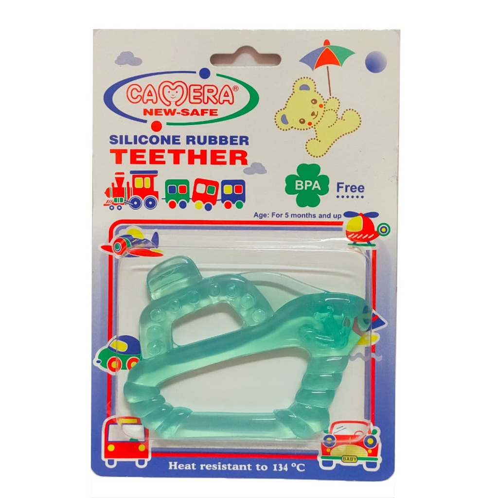 Camera Teether Silicon - Boat No:22652 Color: Green 