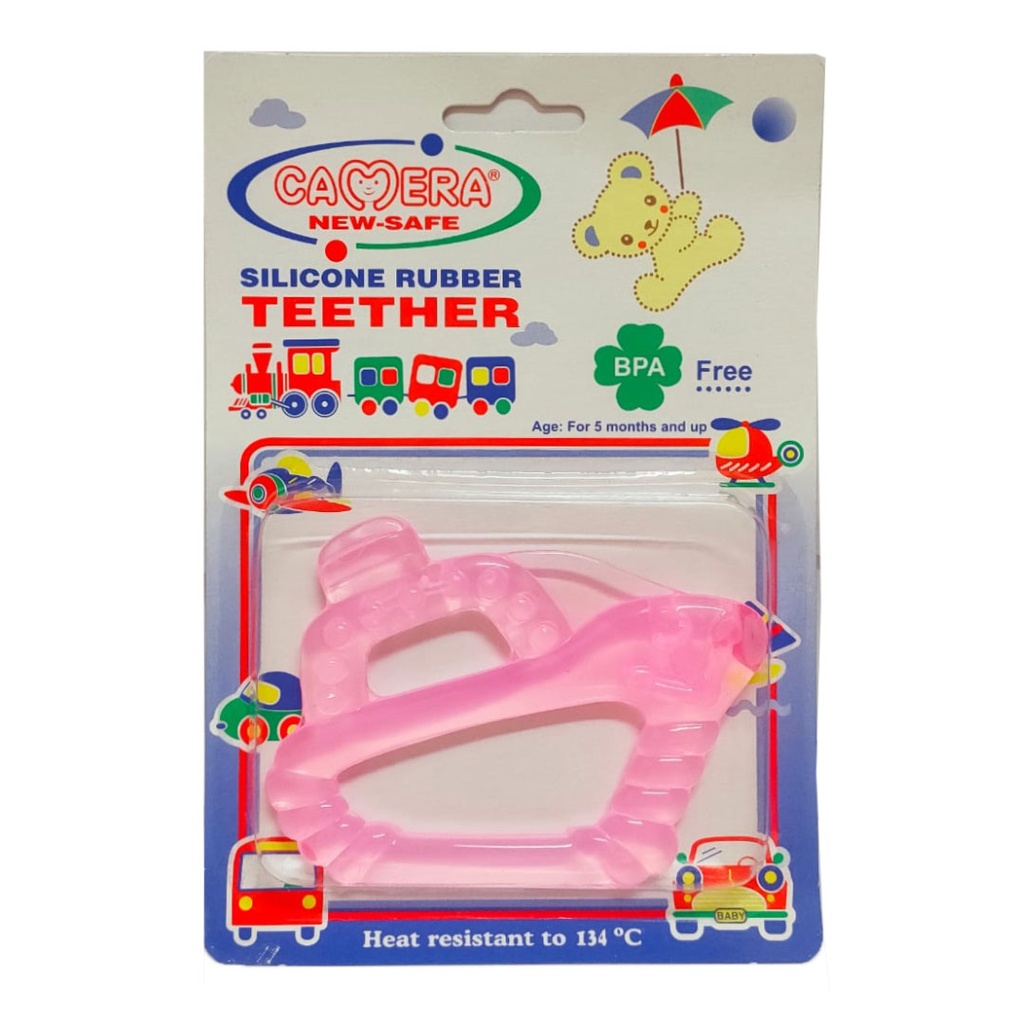 Camera Teether Silicon - Boat No:22652 Color: Pink (Pink)