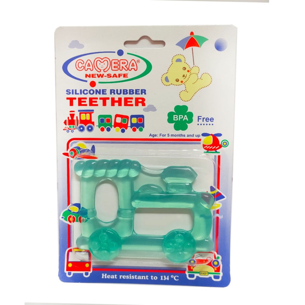 Camera Teether Silicon - Train No:22652 Color: Green (Green)