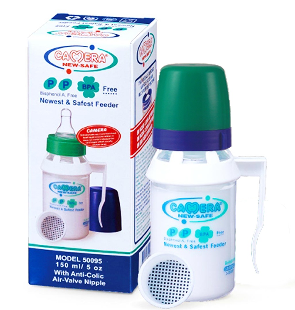 Camera Feeder Bottle Hand No:50095 Color: Green Size: 150ml
