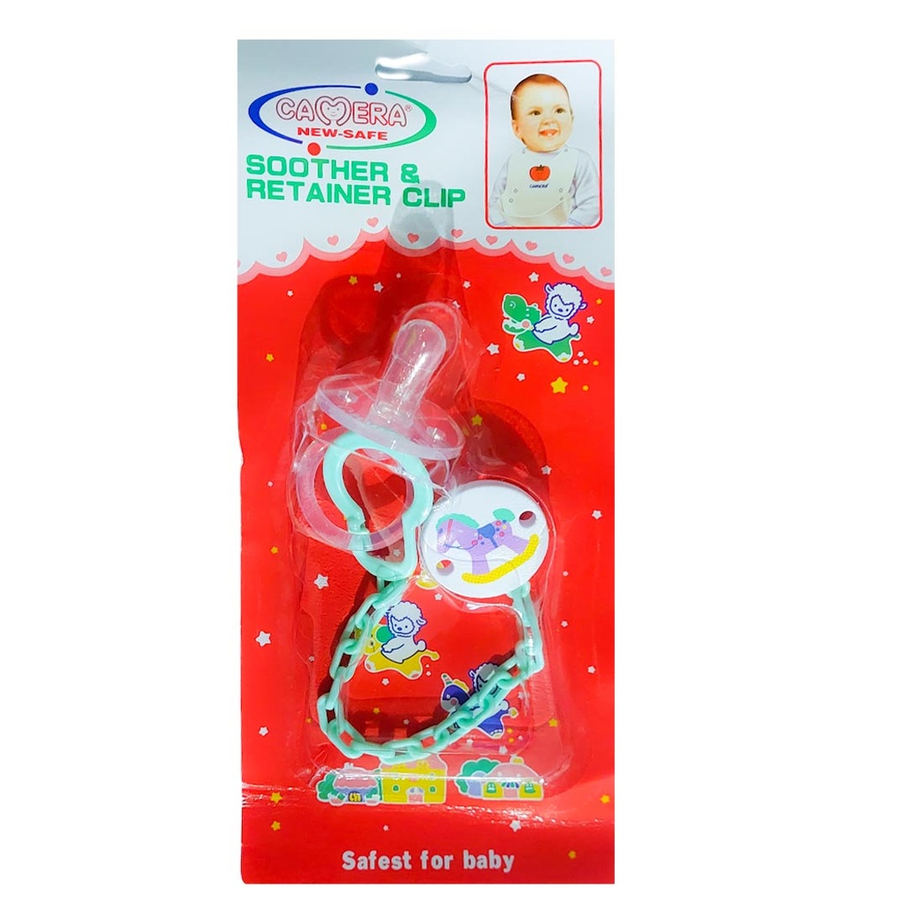 Camera Soother Chain No:50254 Color: Green (Green)