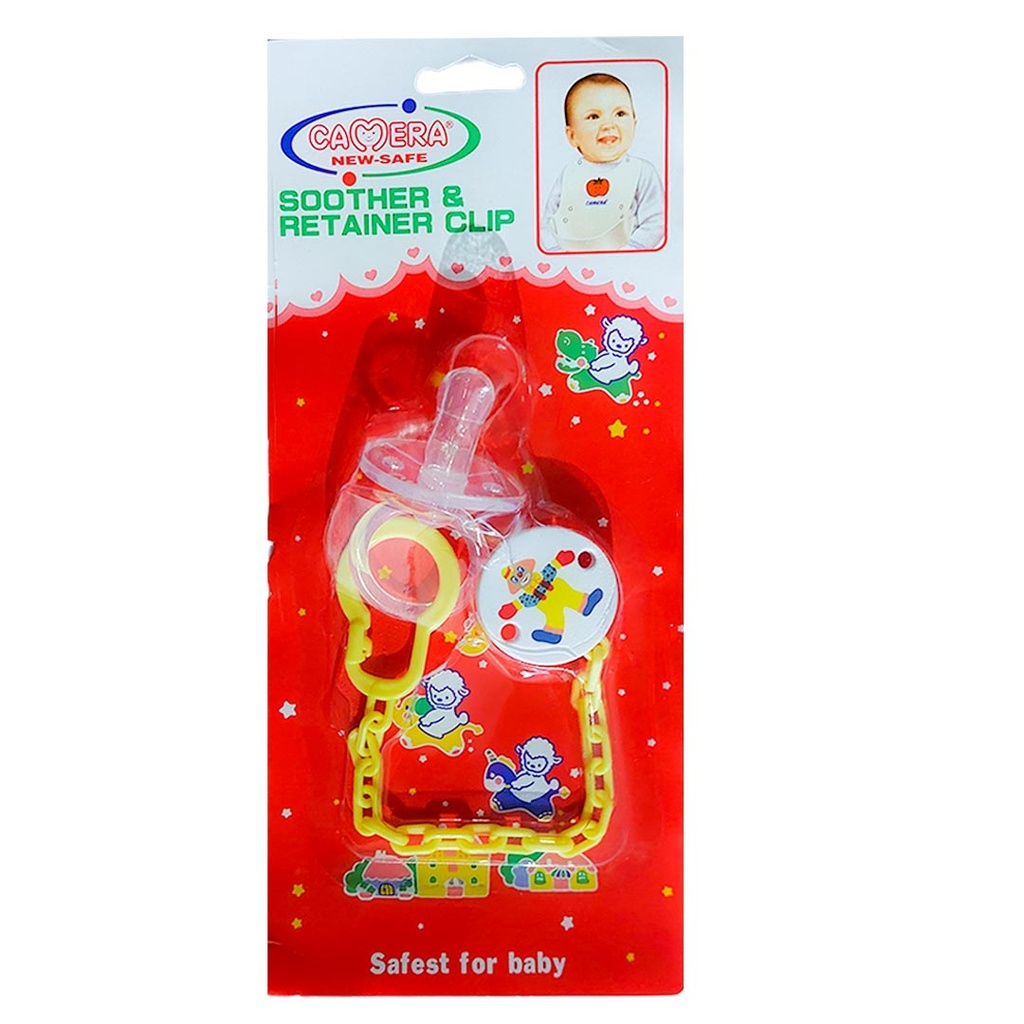 Camera Soother Chain No:50254 Color: Yellow (Yellow)