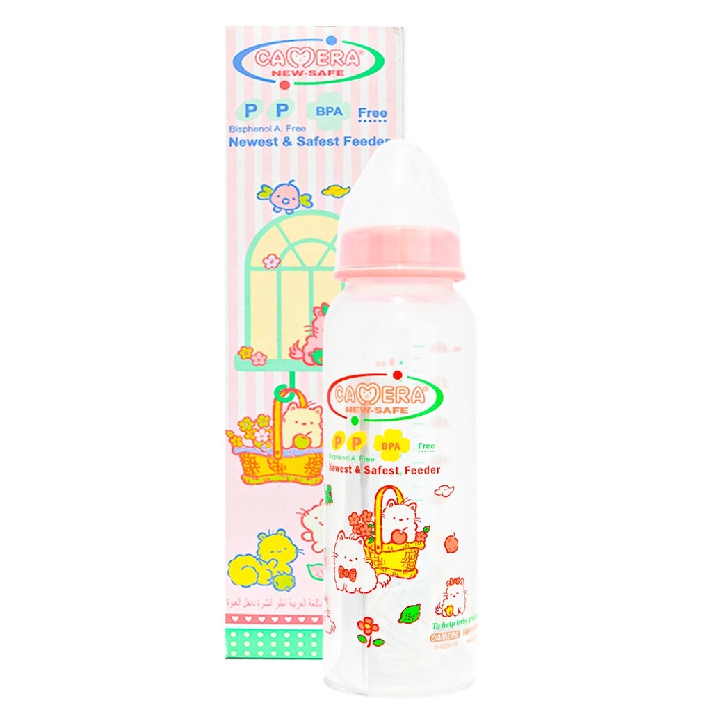 Camera Feeder Bottle No:51889 Color: Pink Size: 240ml 