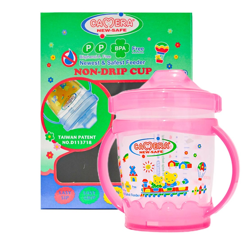 Camera Cup Non Drip No:53006 Color: Pink Size: 180ml