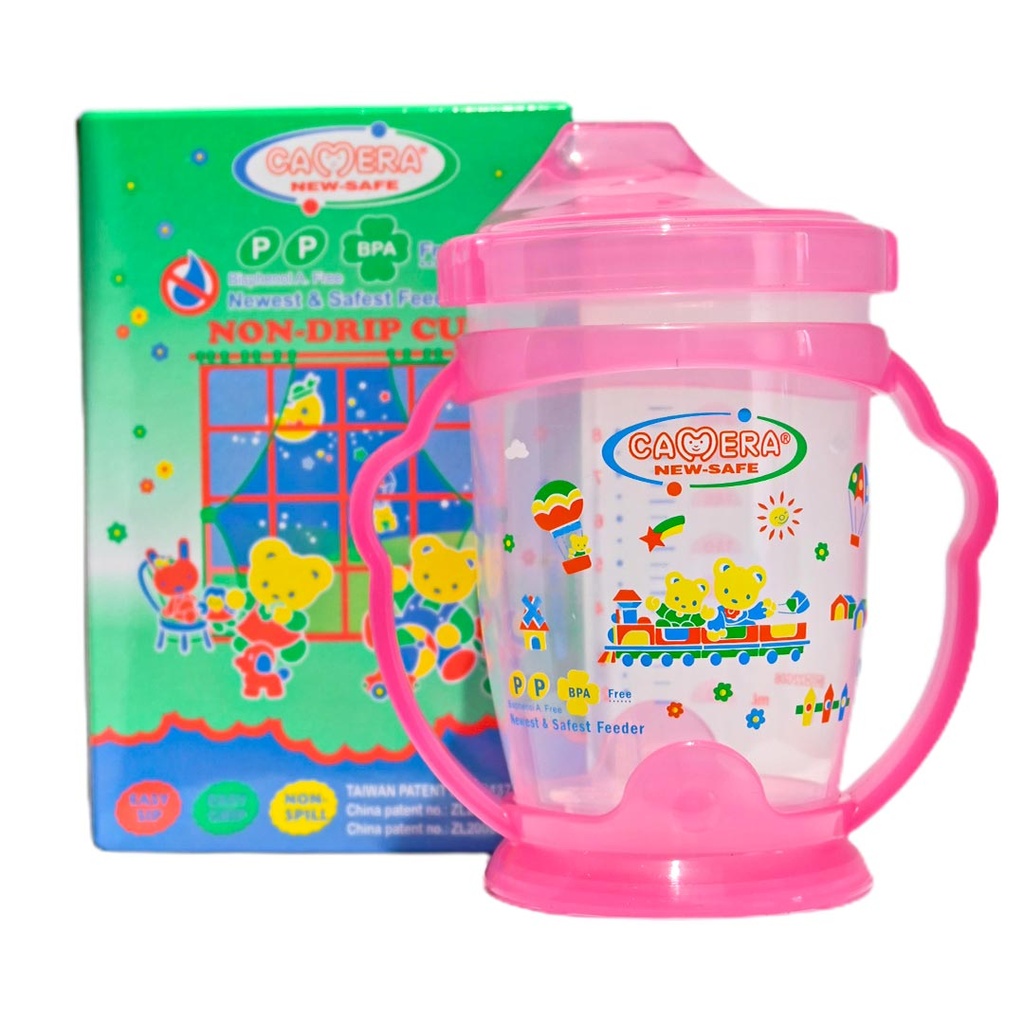 Camera Cup Non Drip No:53008 Color: Pink Size: 240ml