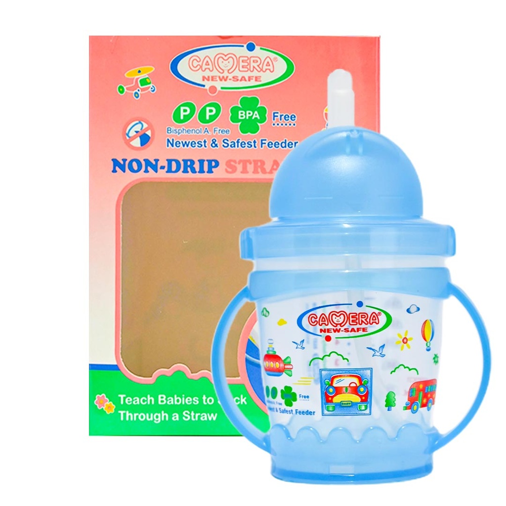 Camera Cup Shalimo Non Drip No:53116 Color: Blue Size: 180ml 