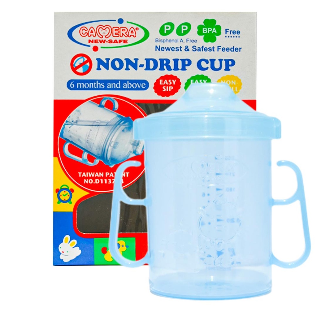 Camera Cup Non Drip No:55005 Color: Blue Size: 240ml (240ml, Blue)