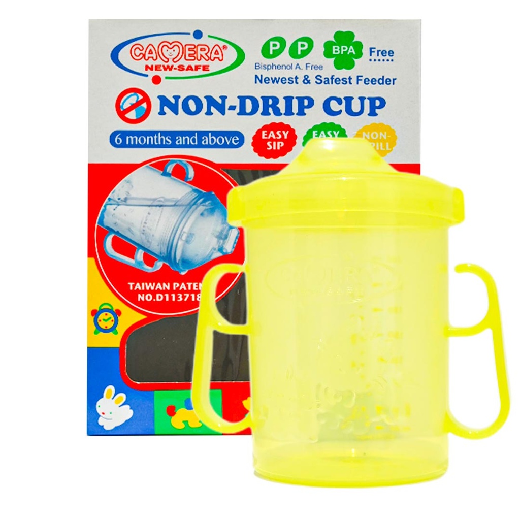 Camera Cup Non Drip No:55005 Color: Yellow Size: 240ml (240ml, Yellow)