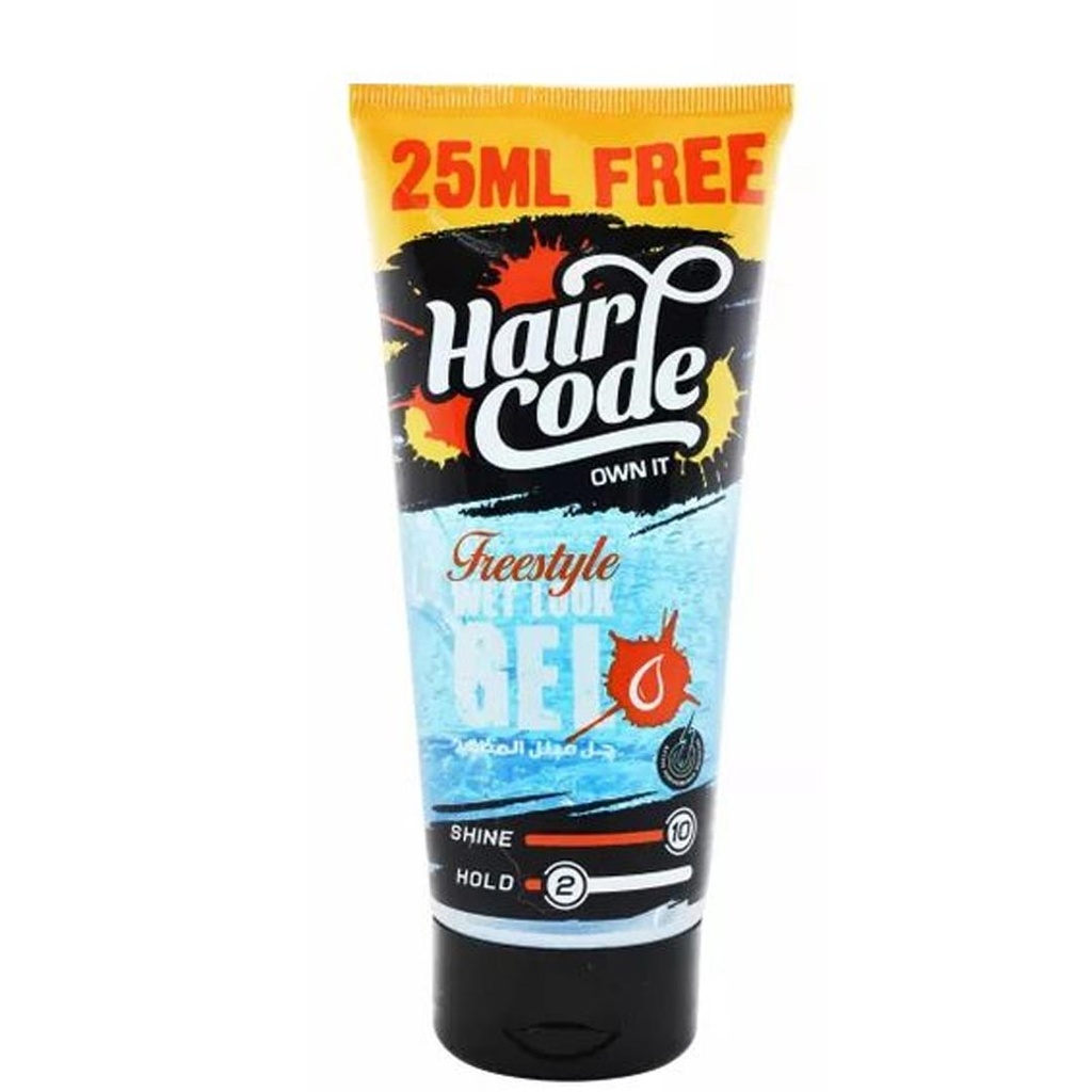 هيركود جل - Haircode Gel (160ml, Wet Look, +25ml)