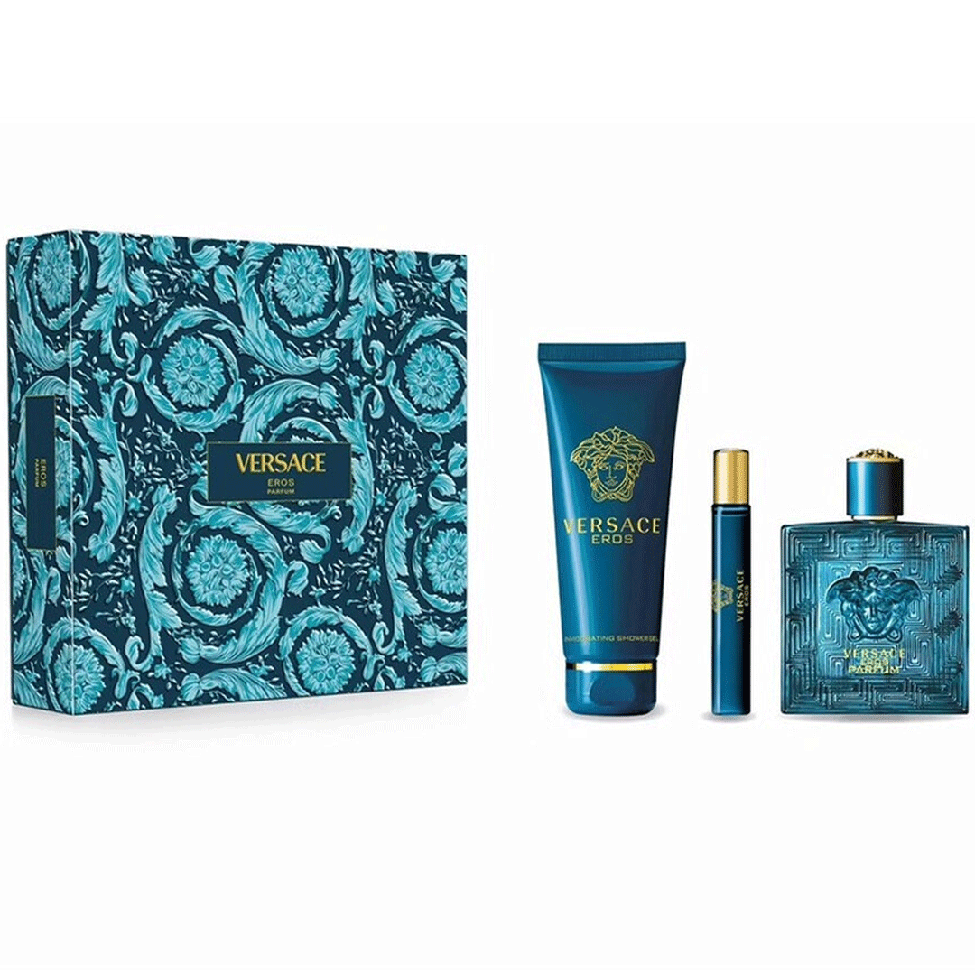 فرزاتشى ايروس طقم - Versace Eros Set Parfum-M (100ml+150ml+10ml)