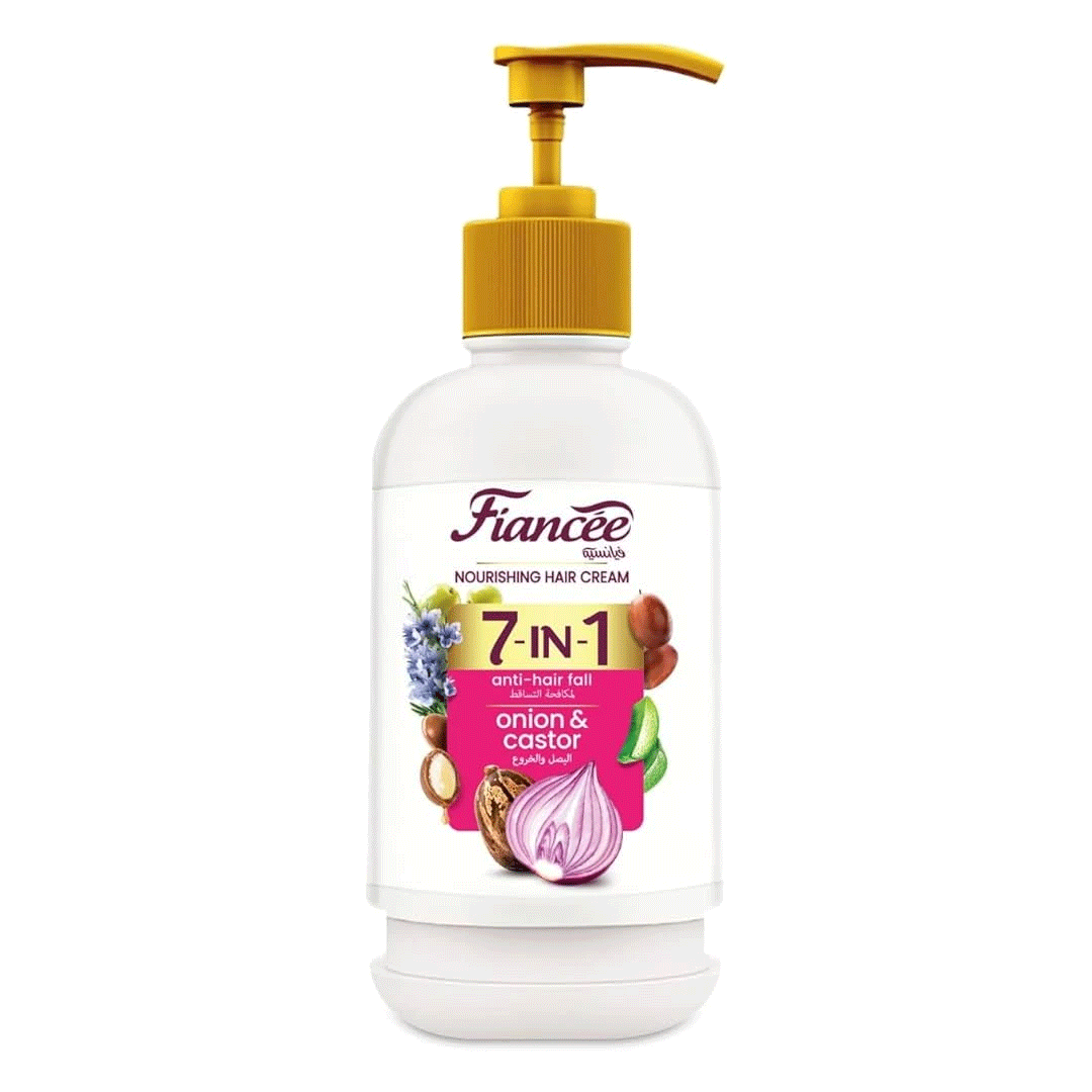 فيانسيه كريم بخاخ 7×1 بصل و خروع - Fiancee Cream Bumb 7×1 Onion & Castor (240ml)