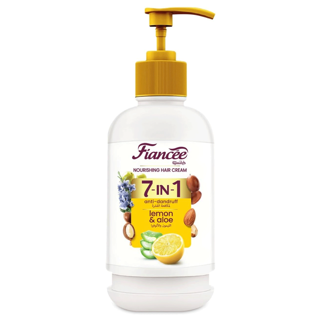 فيانسيه كريم بخاخ 7×1 ليمون و الوفيرا - Fiancee Cream Bumb 7×1 Lemon & Aloe (240ml)