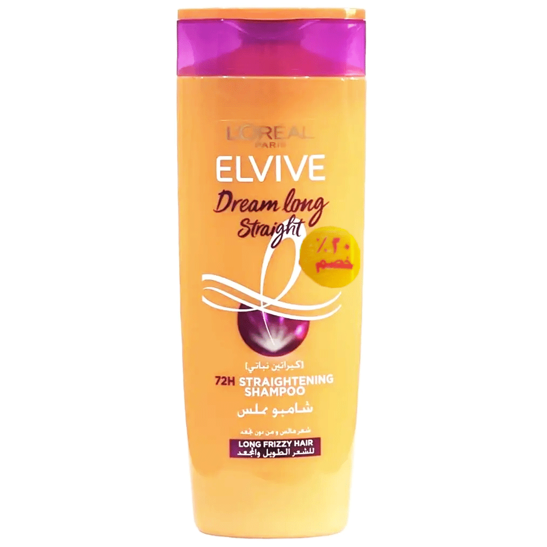 لوريال الفيف شامبو دريم لونج ستريت خصم 20% - Loreal Elvive Shampoo Dream Long Straight Offer 20% (400ml)
