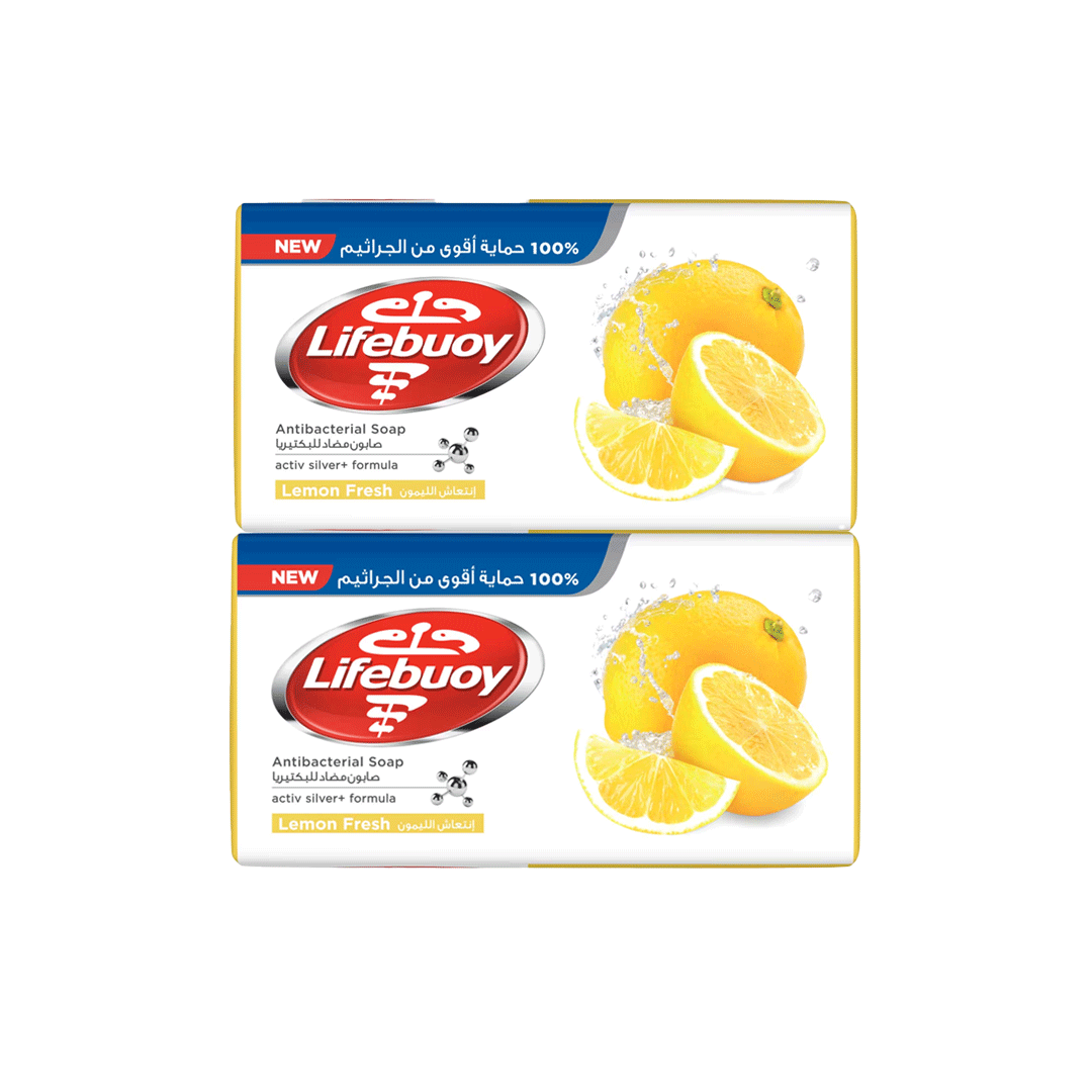 لايف بوى صابون انتعاش الليمون - LifeBuoy Soup Lemon Fresh 115g 4Psc