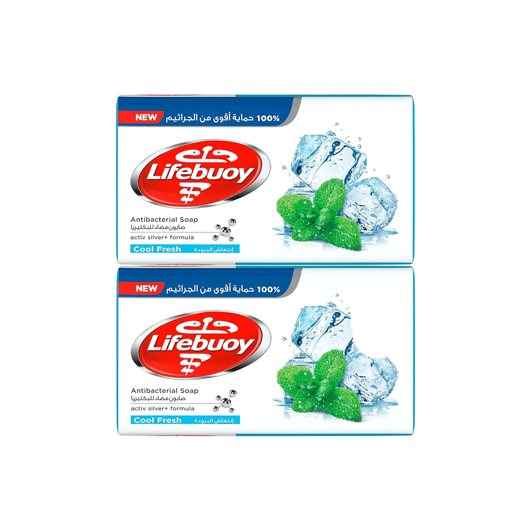 لايف بوى صابون انتعاش البرودة - LifeBuoy Soup Cool Fresh 115g 4Psc