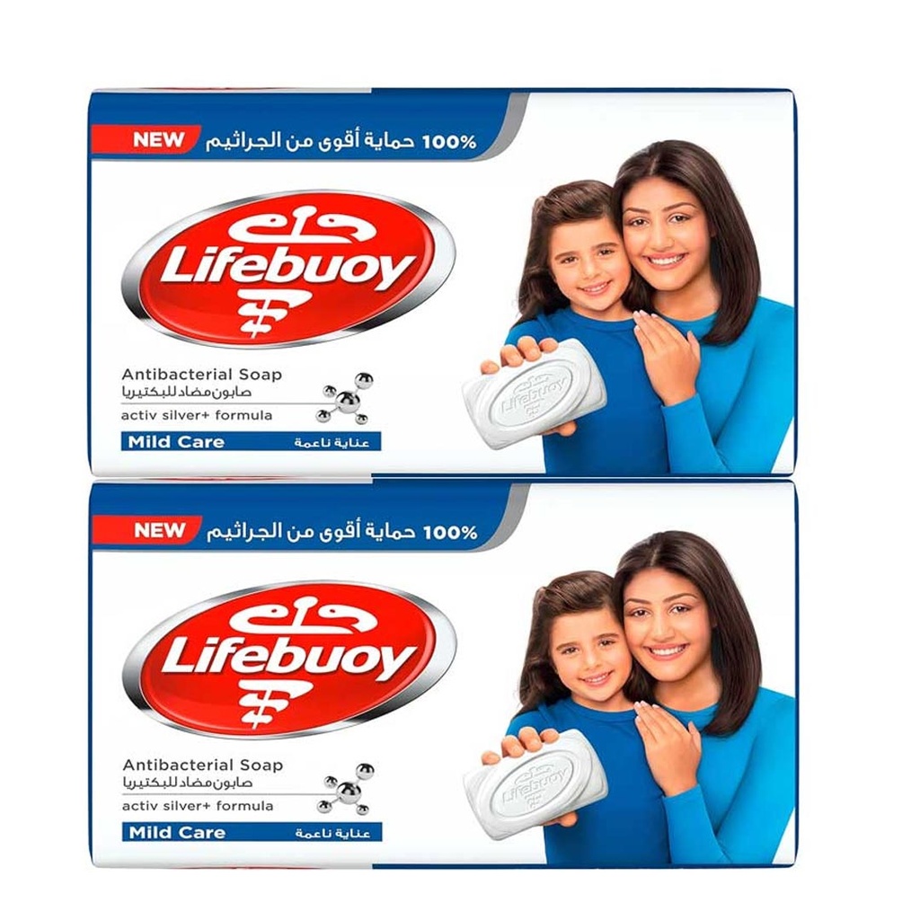 لايف بوى صابون عناية ناعمة - LifeBuoy Soup Mild Care 115g 4Psc