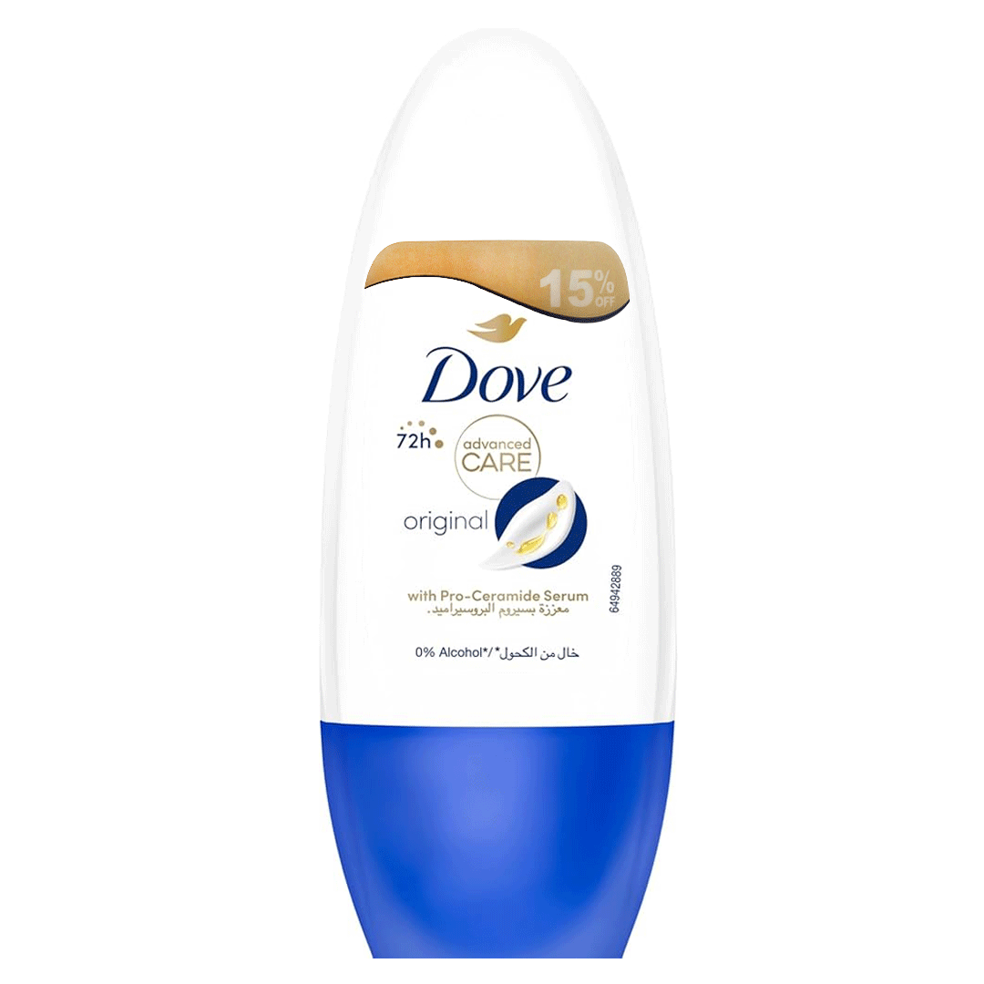 دوف رول اون اوريجينال خصم 15% - Dove Roll On Original Offer 15%