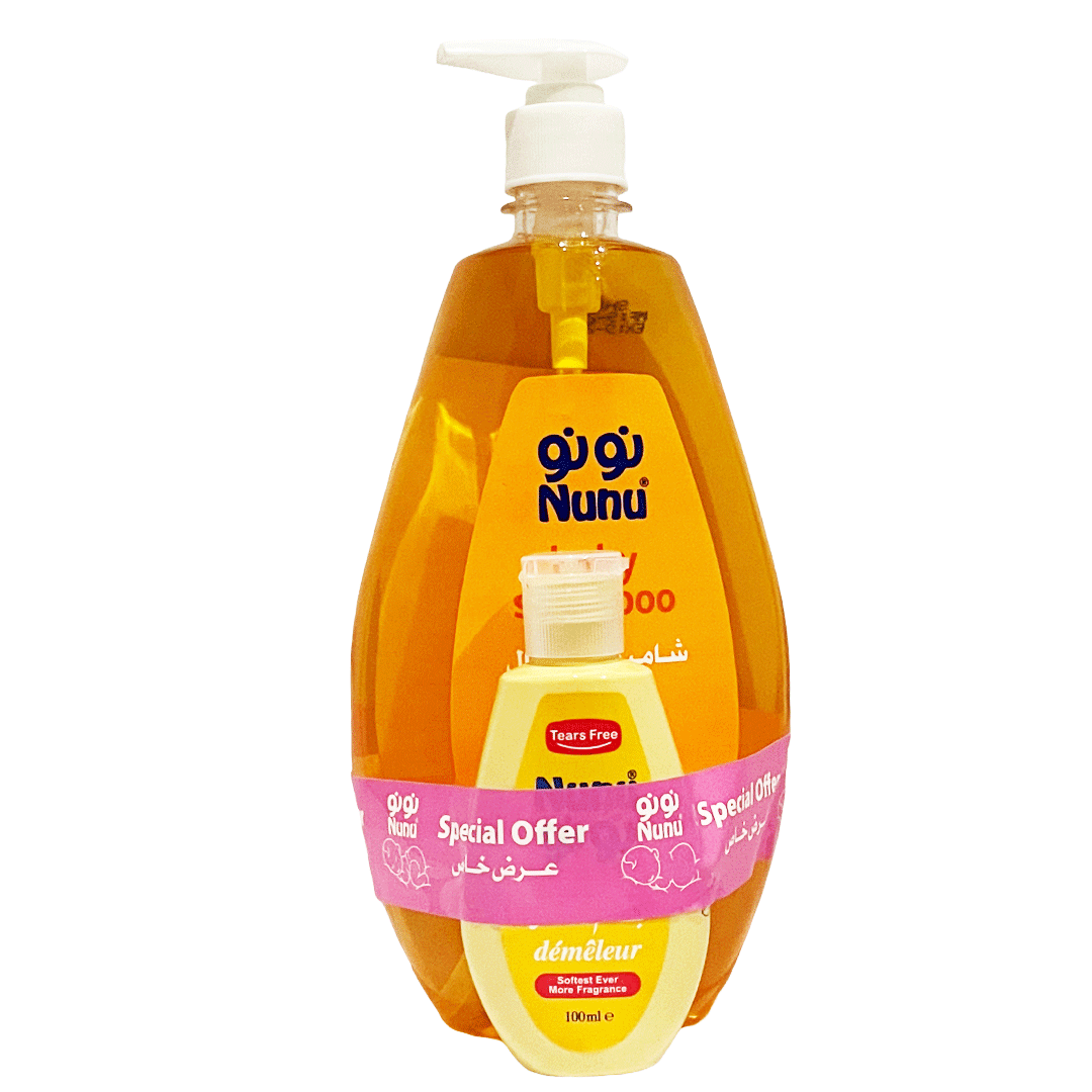 نونو شامبو + بلسم 100مل - Nunu Shampoo + Conditioner 100ml