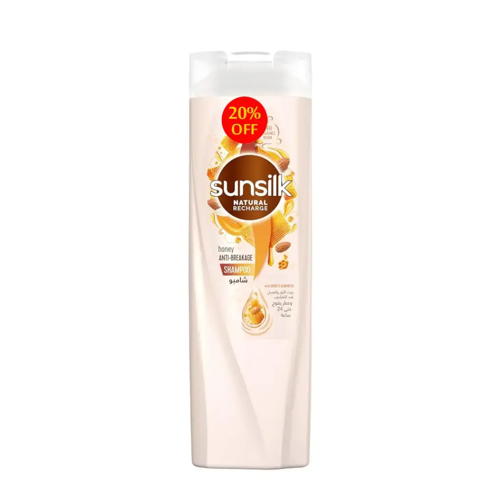 صانسيلك شامبو ناتورال عسل خصم 20% - Sunsilk Shampoo Natural Honey Offer 20%