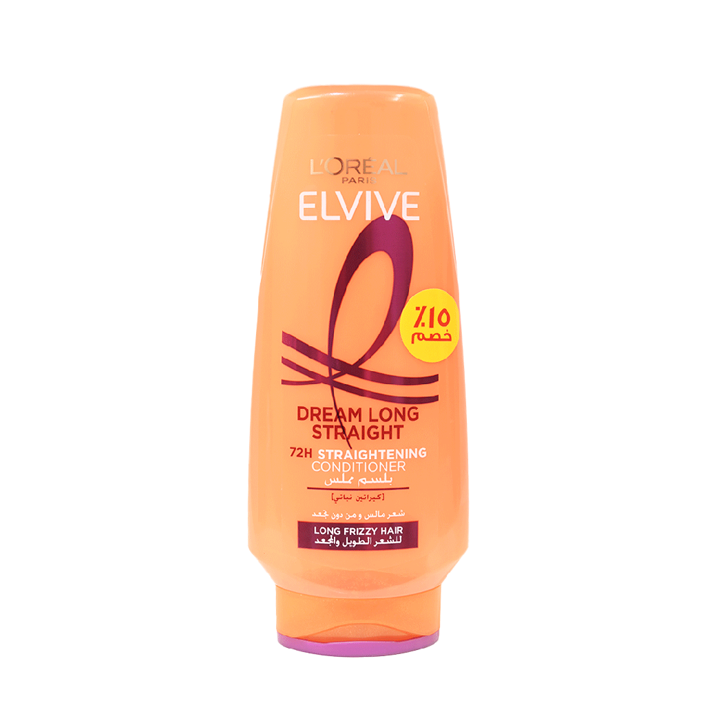 لوريال الفيف بلسم دريم لونج ستريت خصم 15% - Loreal Elvive Conditioner Dream Long Straight Offer 15% (200ml)