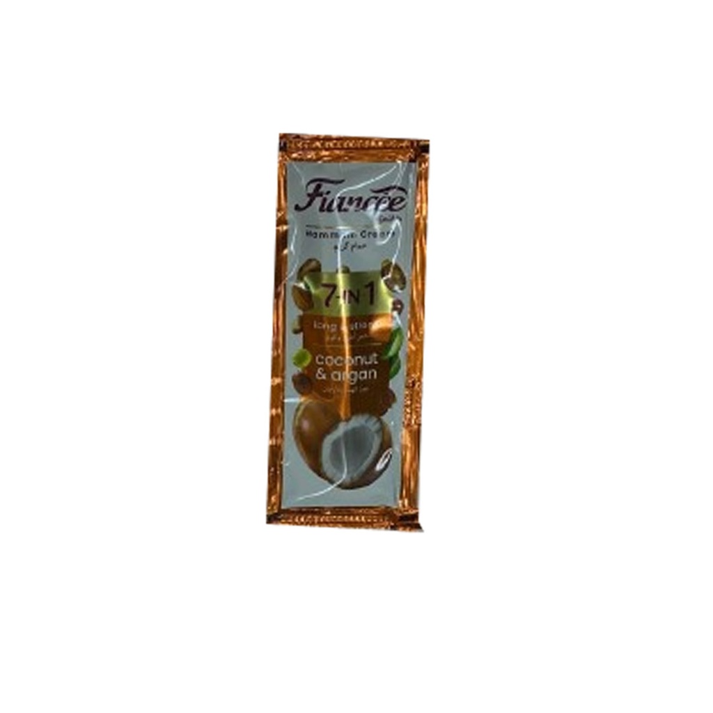 فيانسيه حمام كريم 7×1 جوزهند & ارجان - Fiancee Hair Mask 7×1 Coconut & Argan 35ml (32PCS)