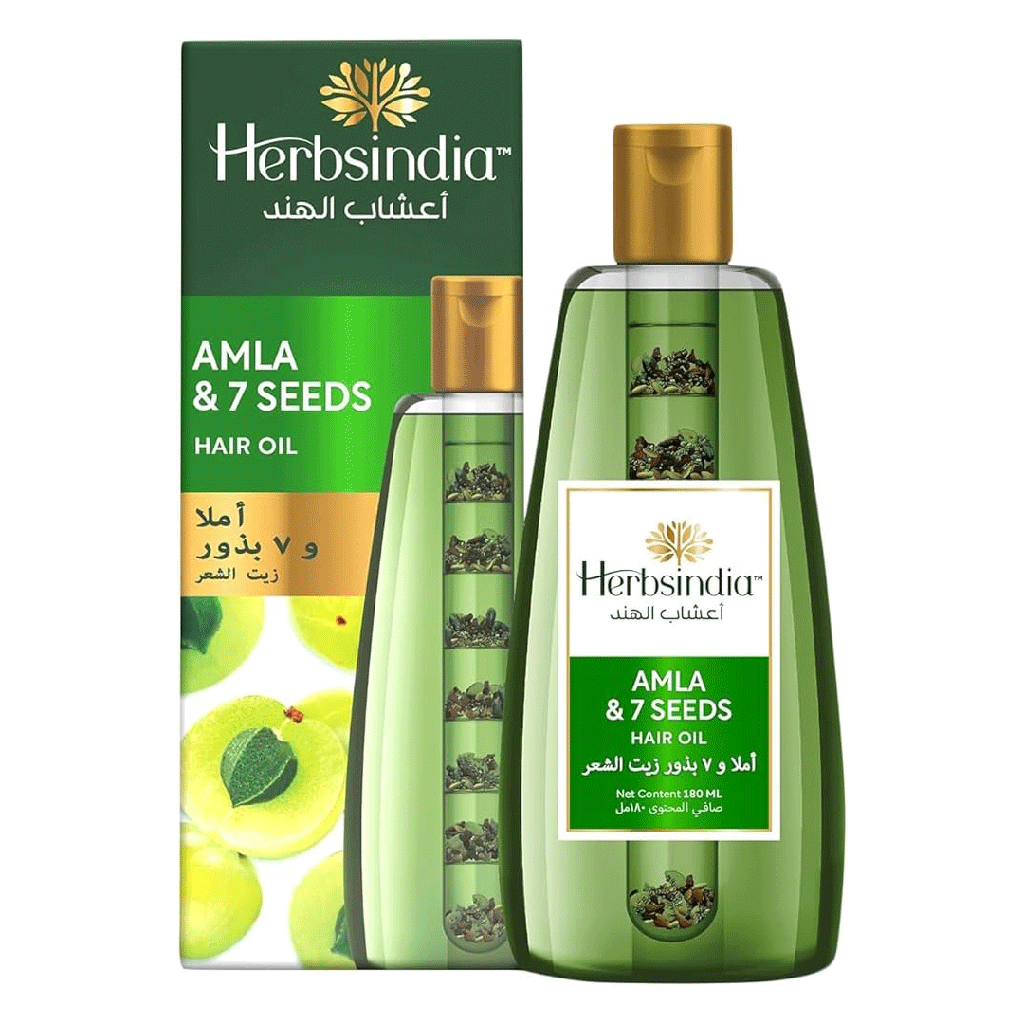 اعشاب الهند زيت املا & 7بذور - Herbsindia Oil Amla & 7Seeds (275ml)