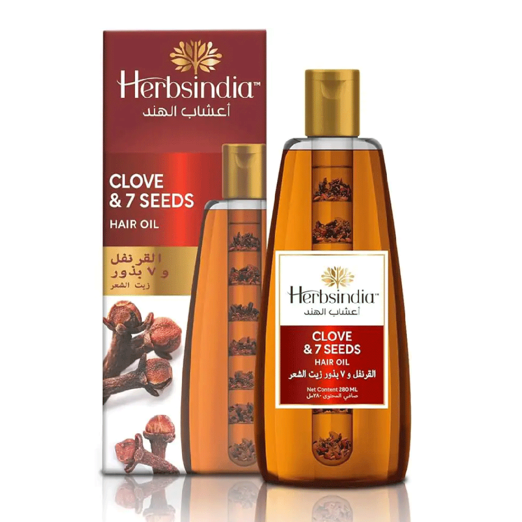 اعشاب الهند زيت قرنفل & 7بذور - Herbsindia Oil Clove & 7Seeds (275ml)