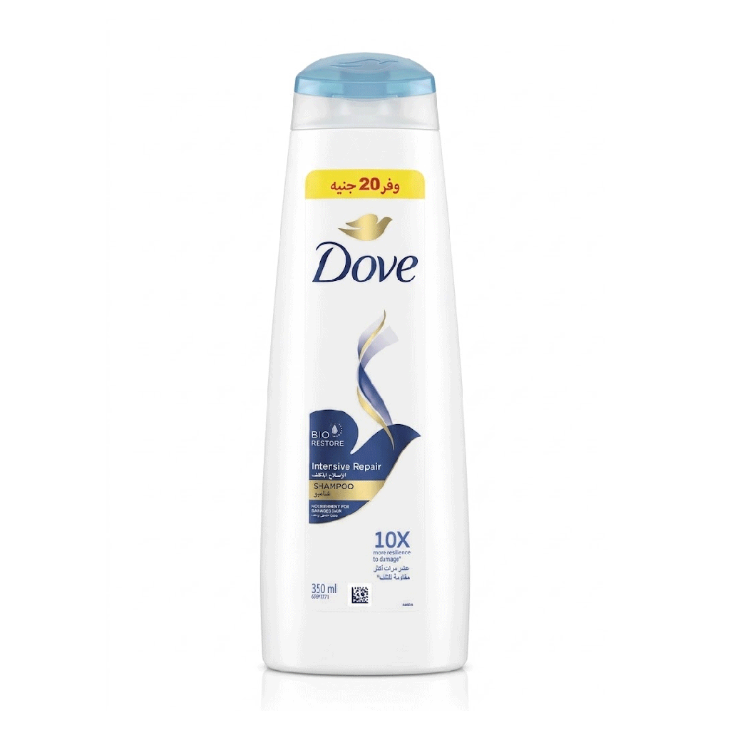 دوف شامبو اصلاح مكثف وفر 20 جنيه - Dove Shampoo Intensive Repair Offer 20 EGP (350ml)
