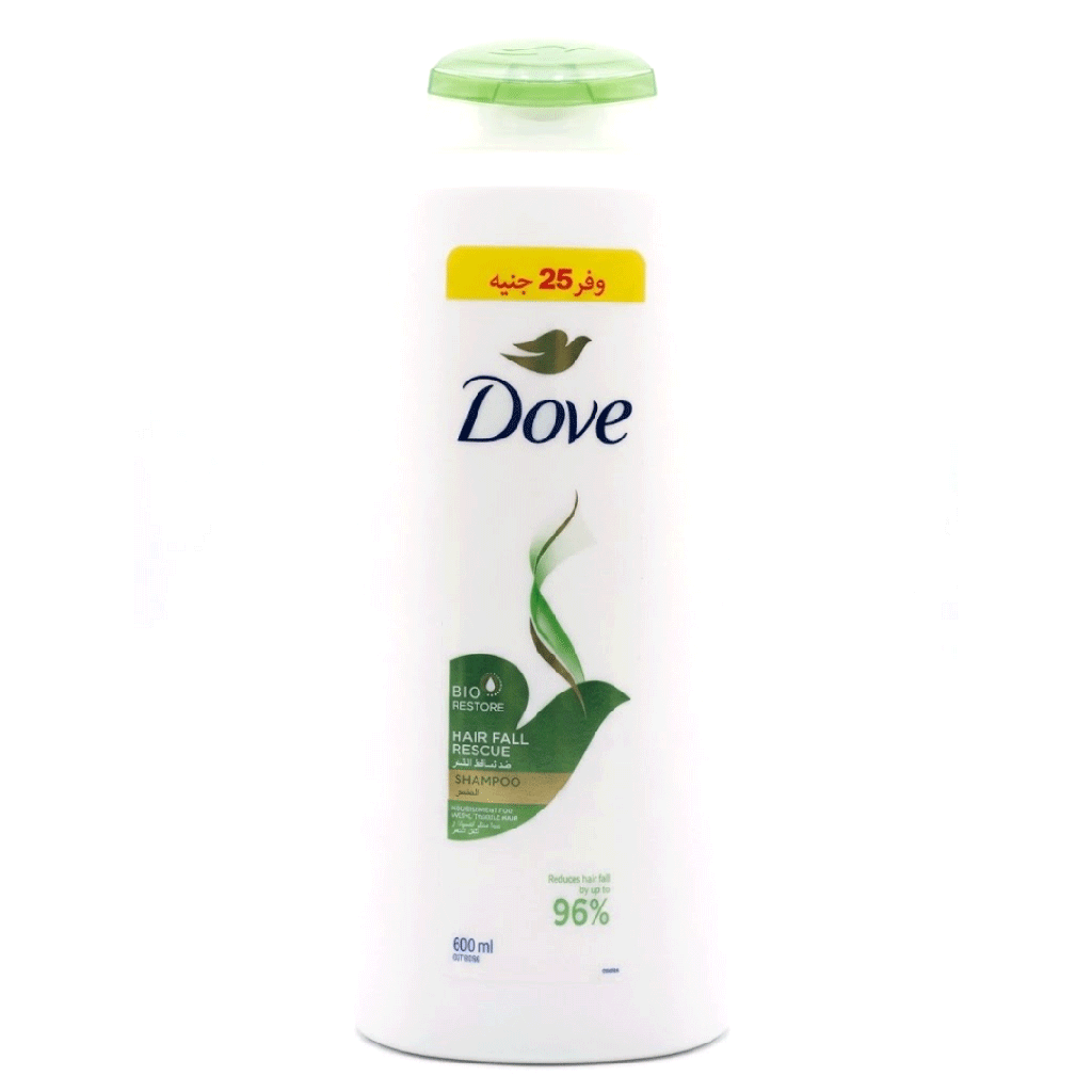 دوف شامبو ضد تساقط وفر 25 جنيه - Dove Shampoo Fall Rescue Offer 25 EGP (600ml)