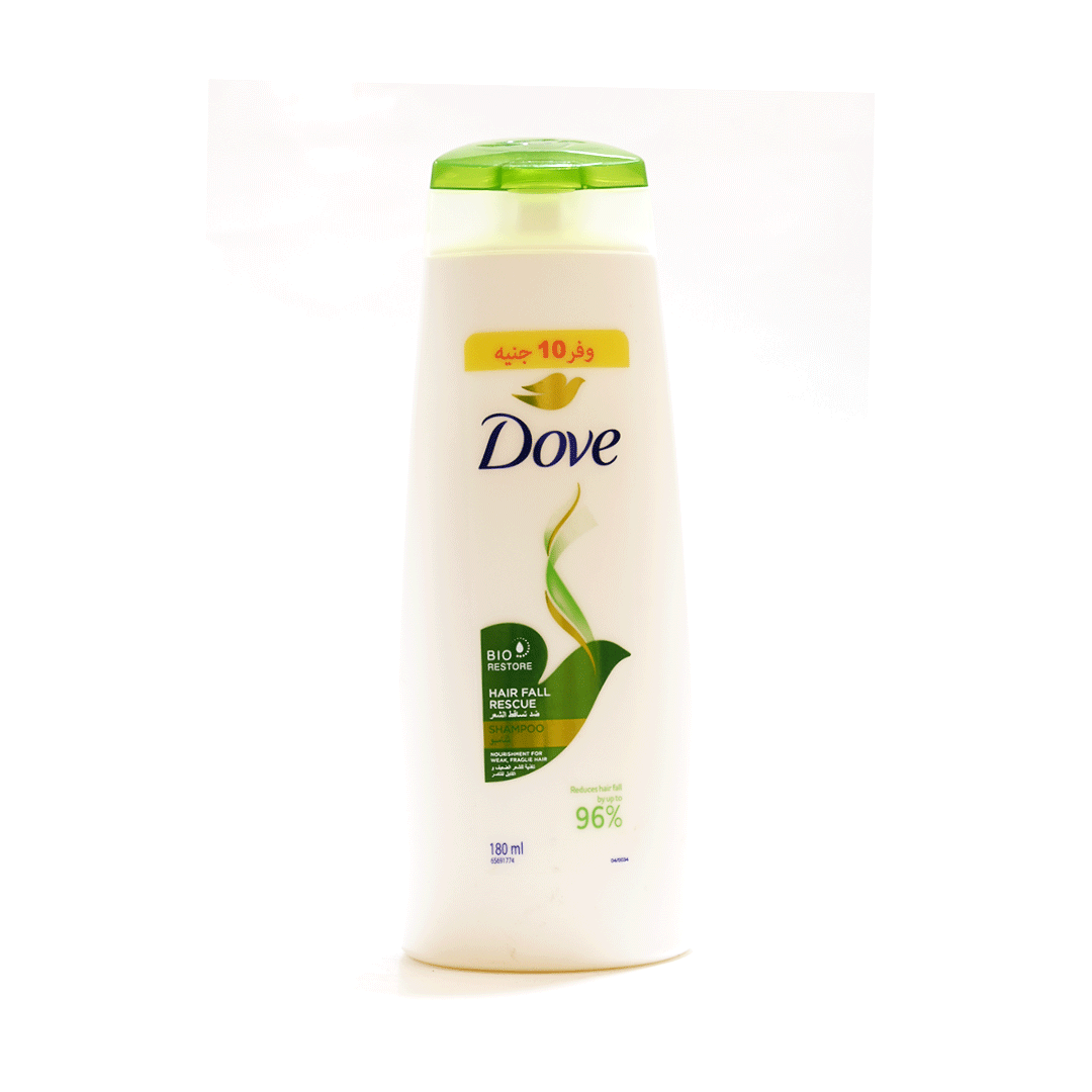 دوف شامبو ضد تساقط وفر 10 جنيه - Dove Shampoo Anti Fall Save 10EGP (180ml)